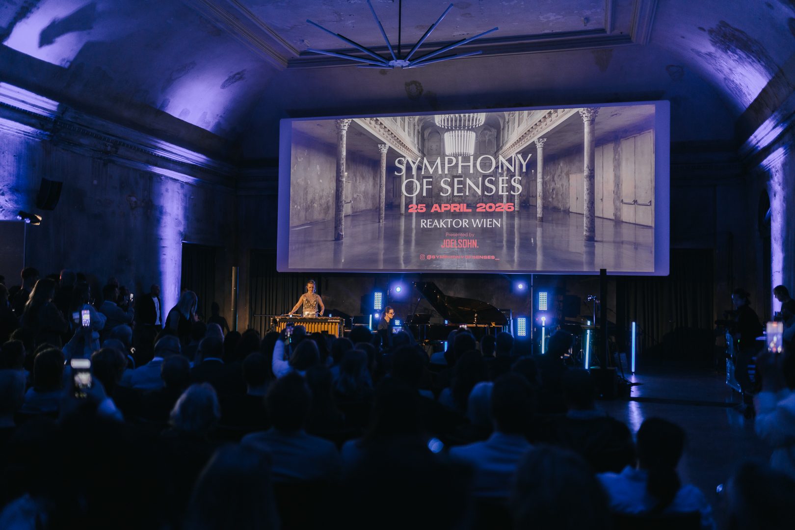 Lucy Landymore performing at Symphony of Senses