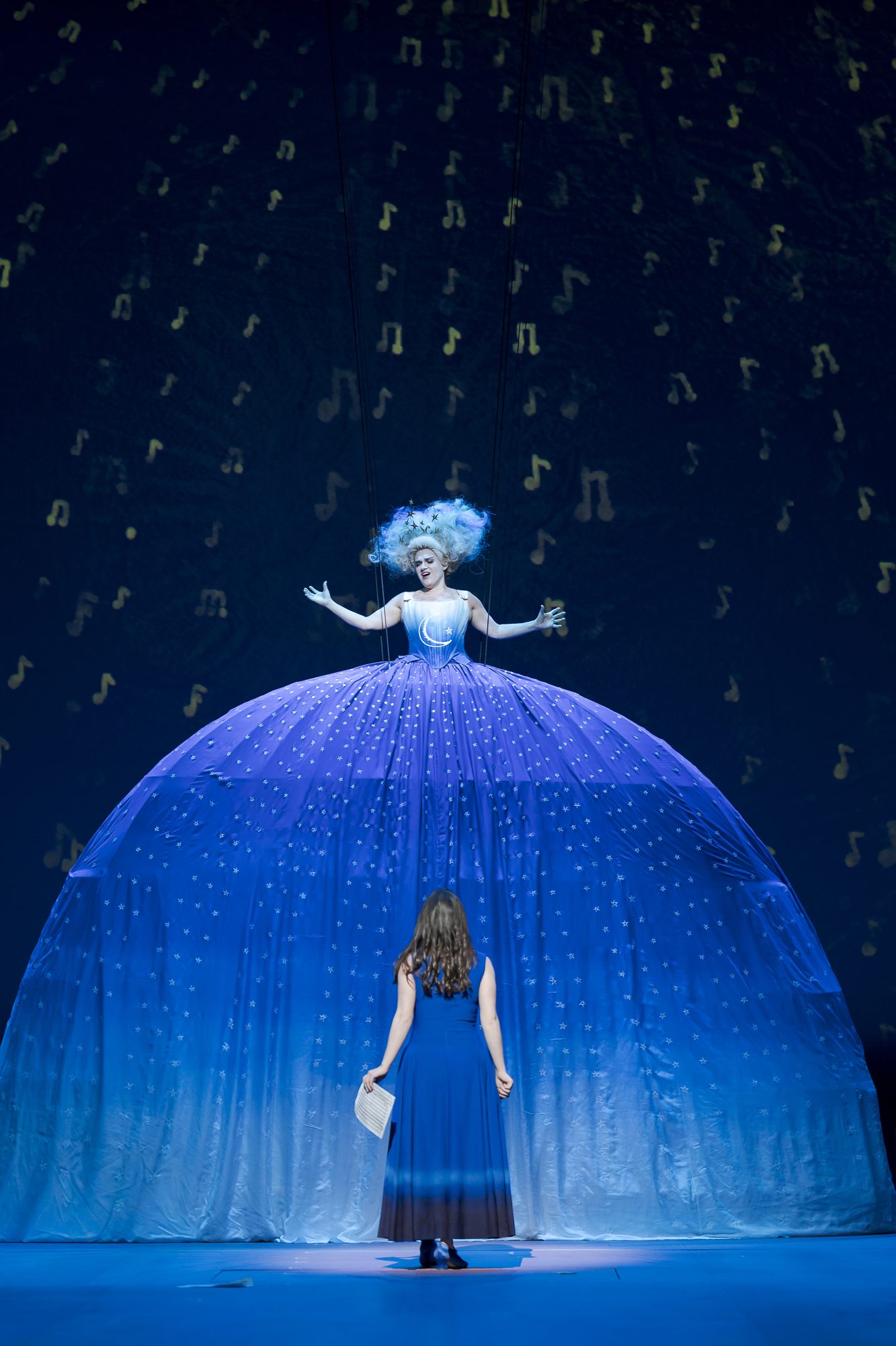 Pamina and the Queen of the Night, Die Zauberflöte